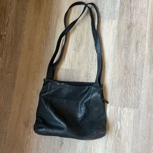 Tignanello Black Leather shoulder bag